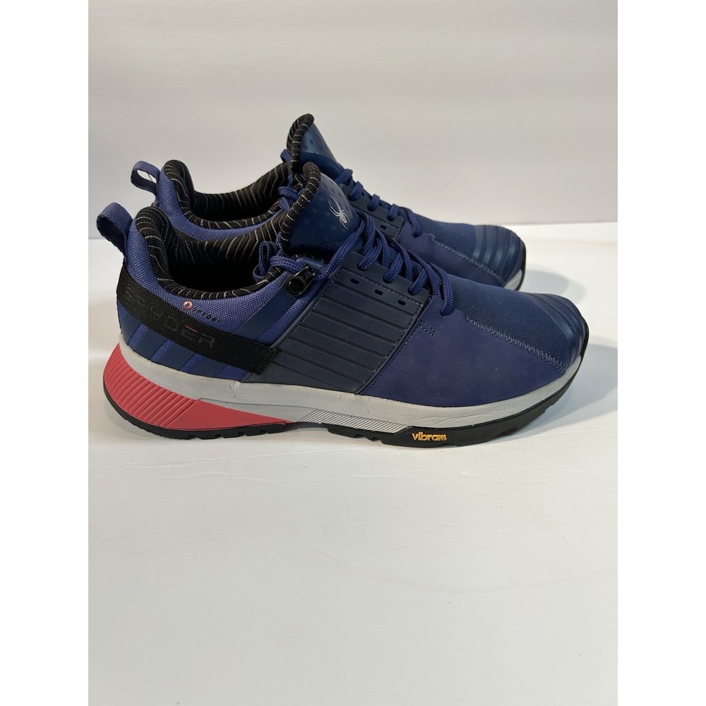 Spyder Vibram Trail Running Shoes Men Size 10 Blue Outdoor Athletic Sneakers